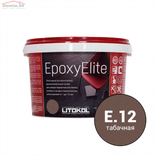 Фуга для плитки Litokol EpoxyElite E.12 табачный (2 кг)